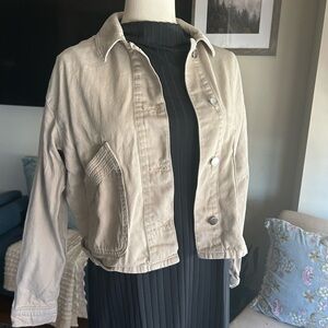 Top Shop Cream lightweight jacket size Small/4-6